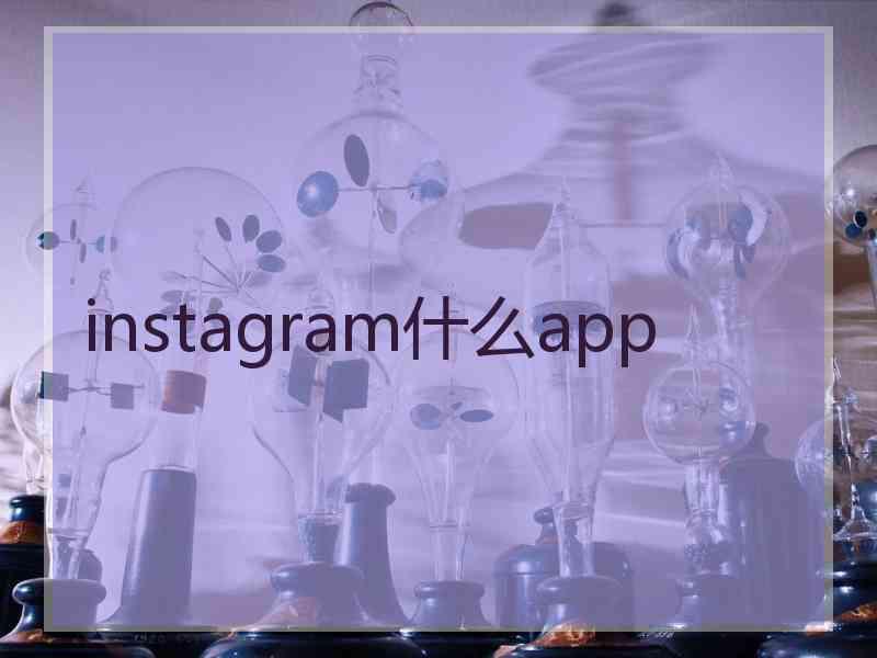 instagram什么app