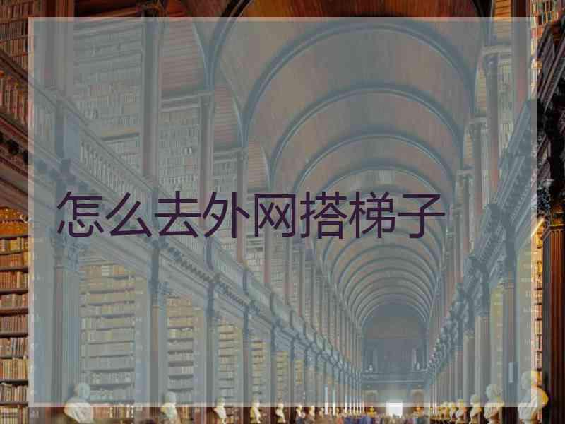 怎么去外网搭梯子