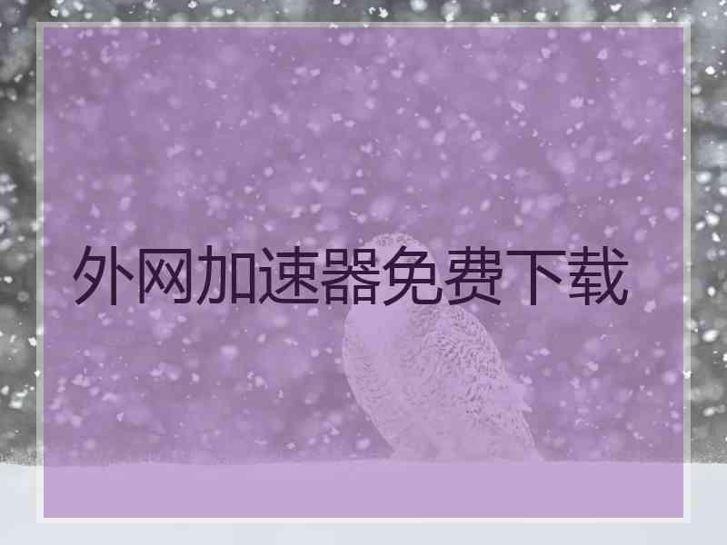 外网加速器免费下载