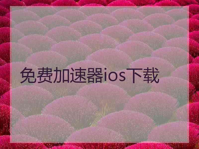 免费加速器ios下载