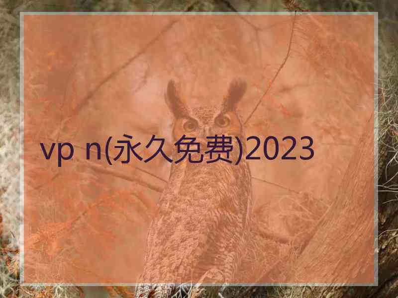 vp n(永久免费)2023