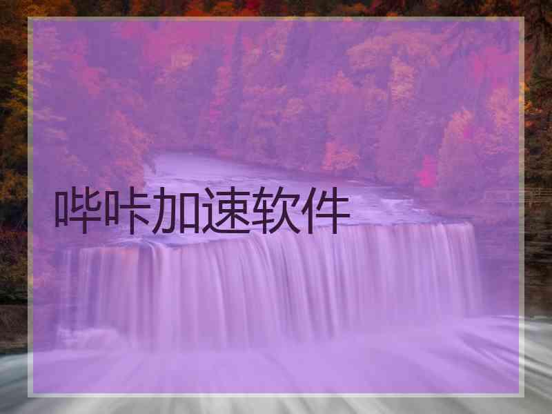 哔咔加速软件