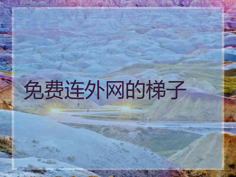 免费连外网的梯子