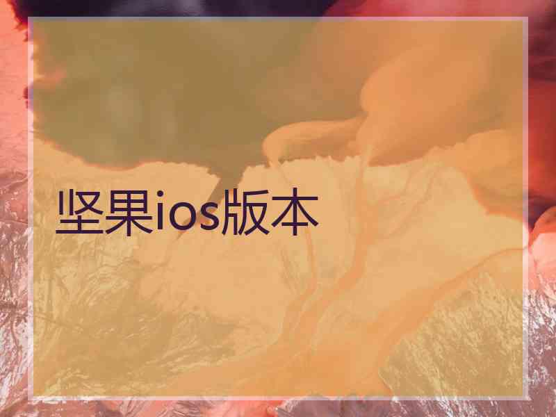 坚果ios版本