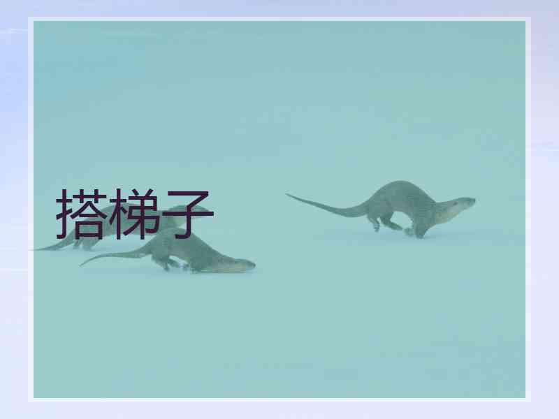 搭梯子