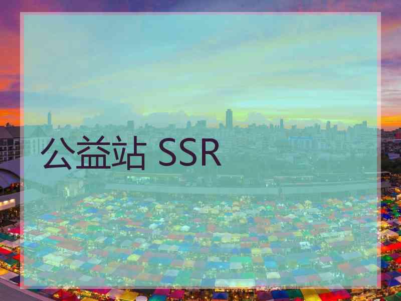 公益站 SSR