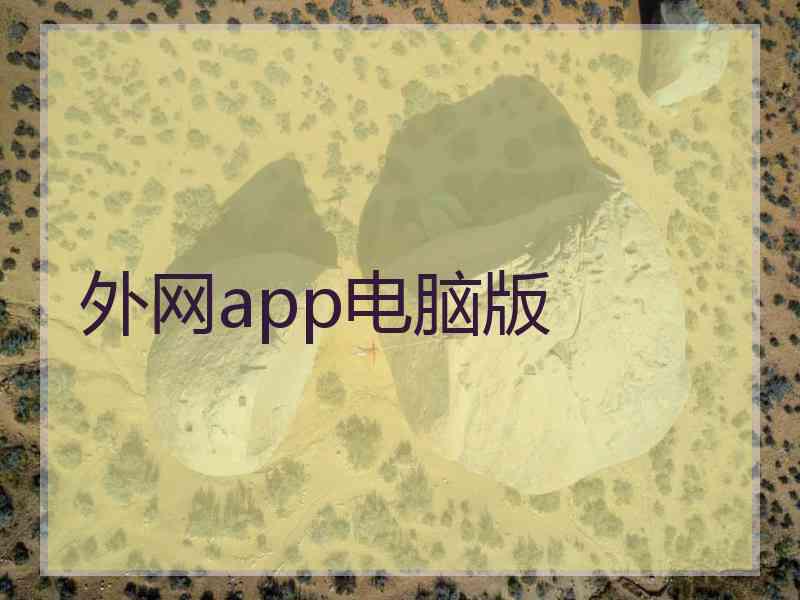 外网app电脑版