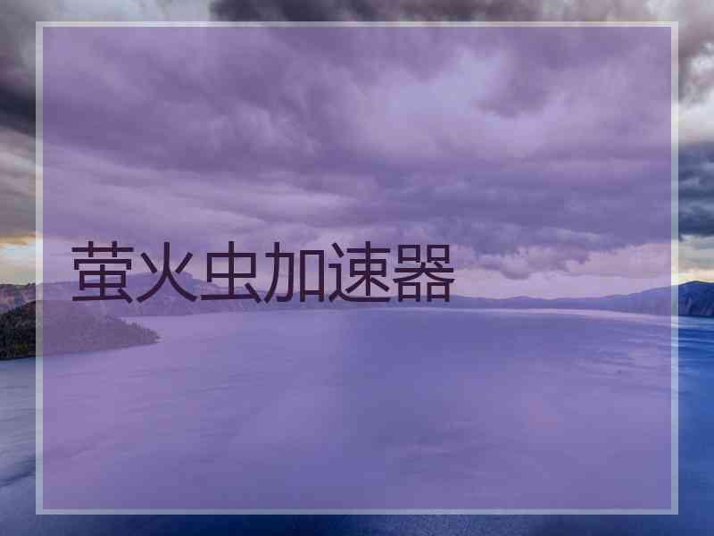 萤火虫加速器