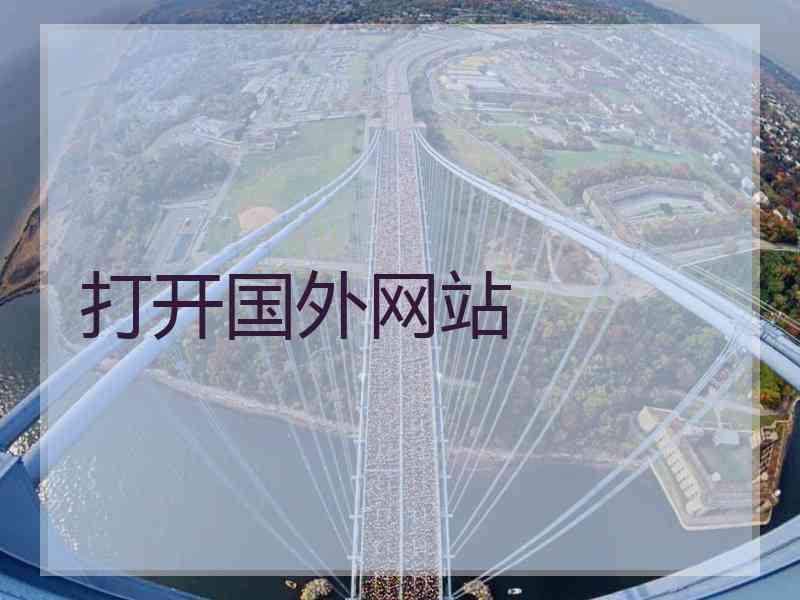 打开国外网站