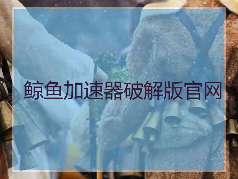 鲸鱼加速器破解版官网