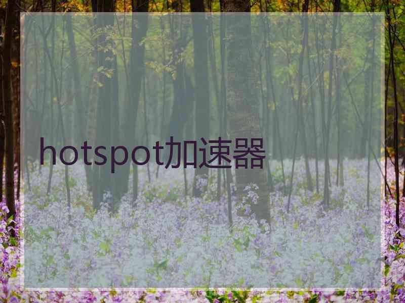hotspot加速器