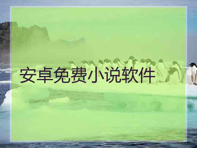 安卓免费小说软件