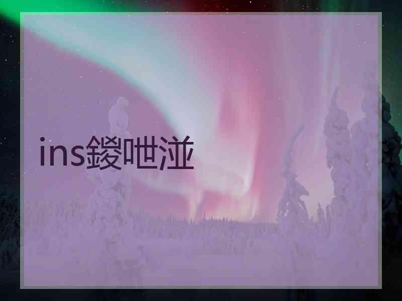 ins鍐呭湴