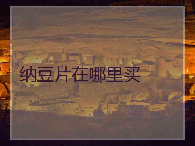 纳豆片在哪里买