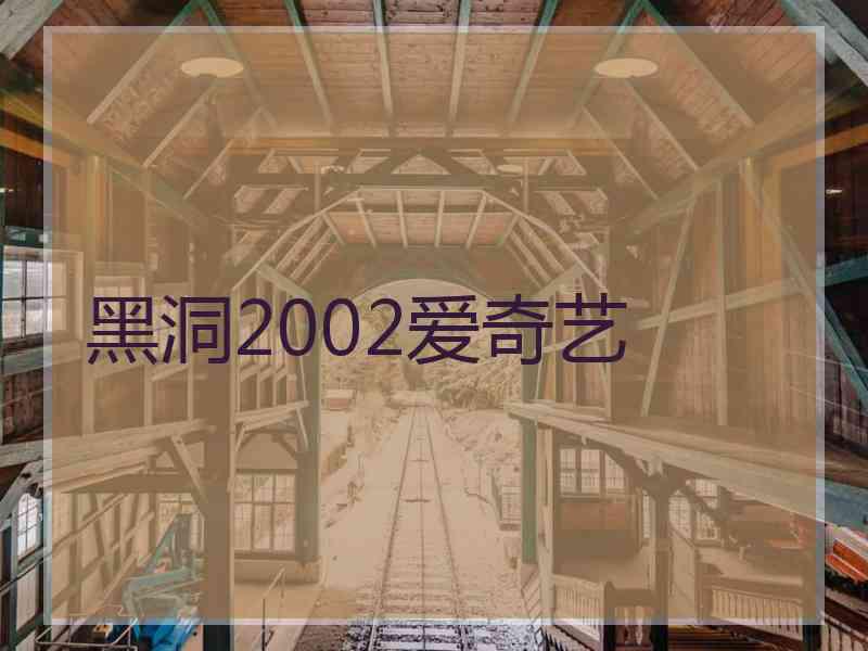 黑洞2002爱奇艺