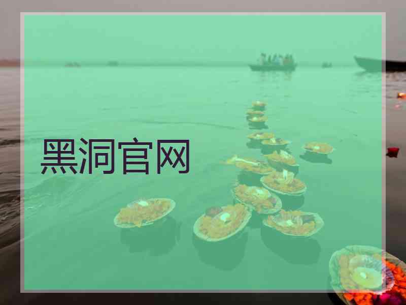 黑洞官网