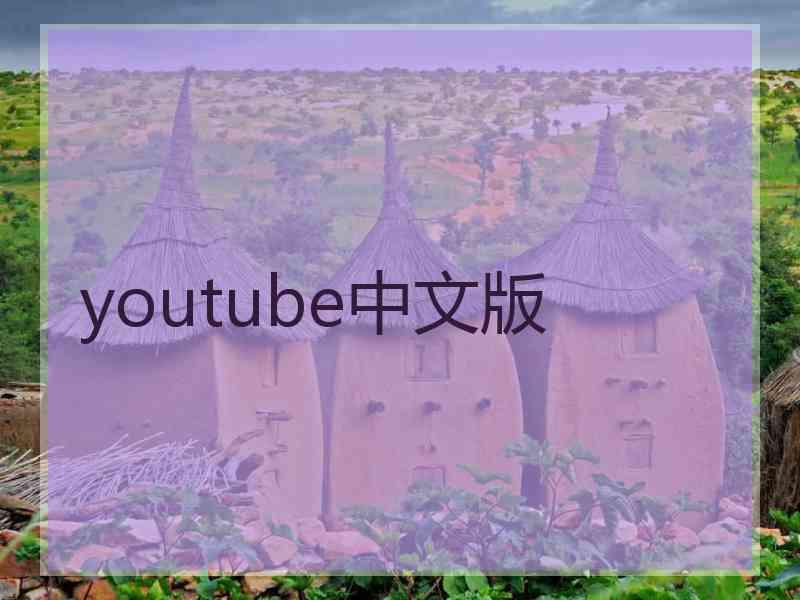 youtube中文版