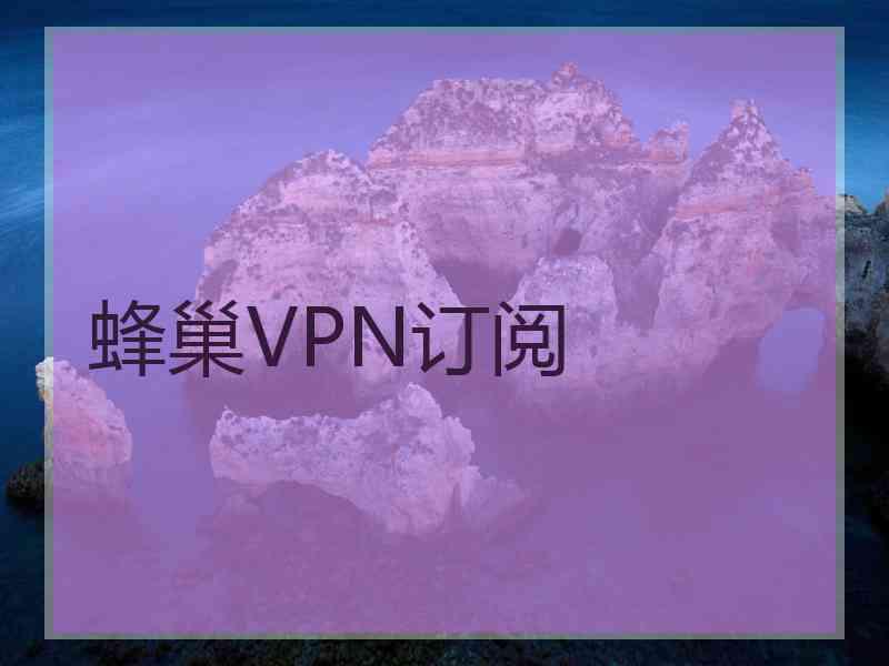 蜂巢VPN订阅