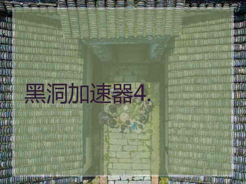 黑洞加速器4.