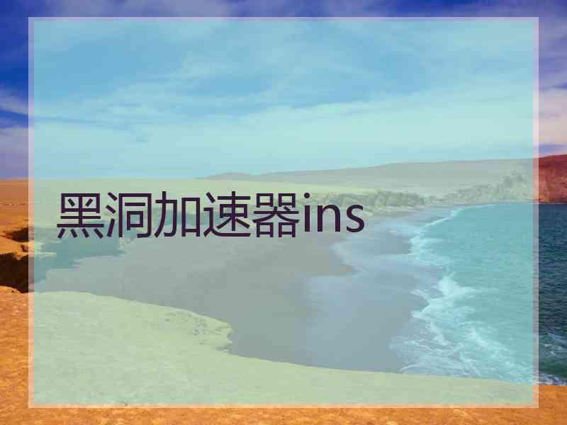 黑洞加速器ins