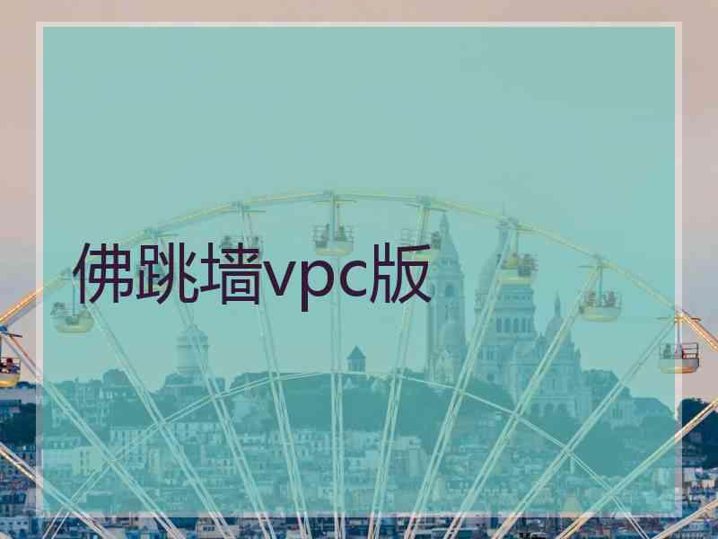 佛跳墙vpc版