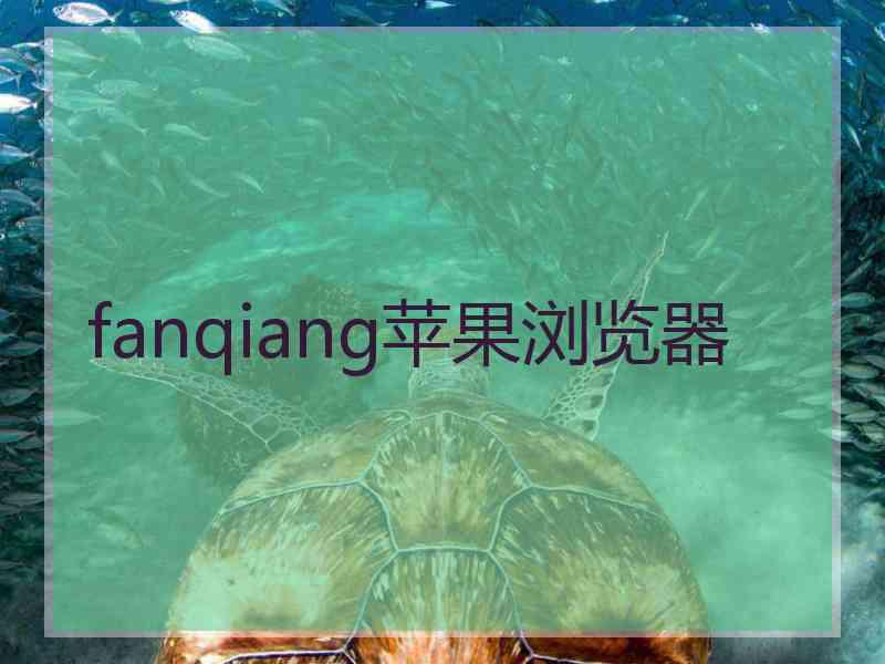 fanqiang苹果浏览器