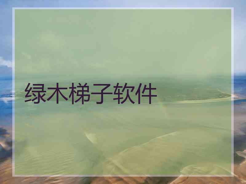 绿木梯子软件