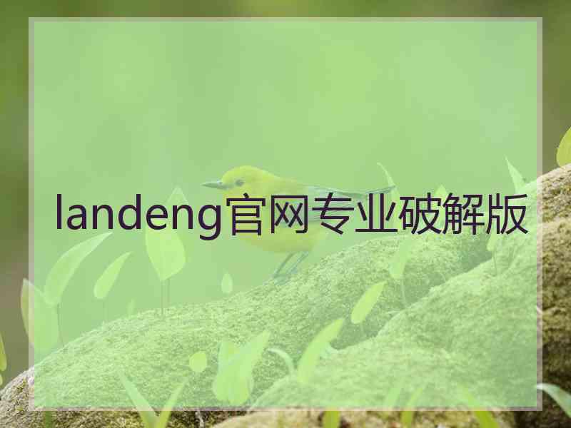 landeng官网专业破解版