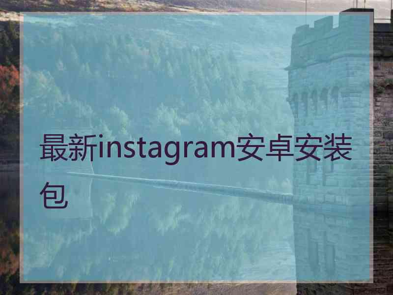 最新instagram安卓安装包
