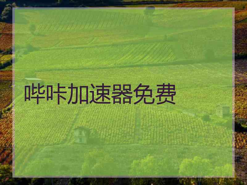 哔咔加速器免费