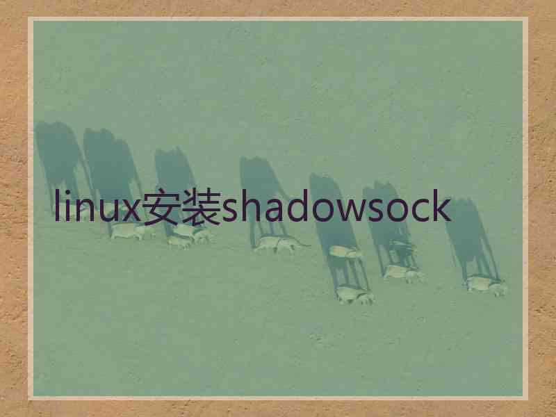 linux安装shadowsock