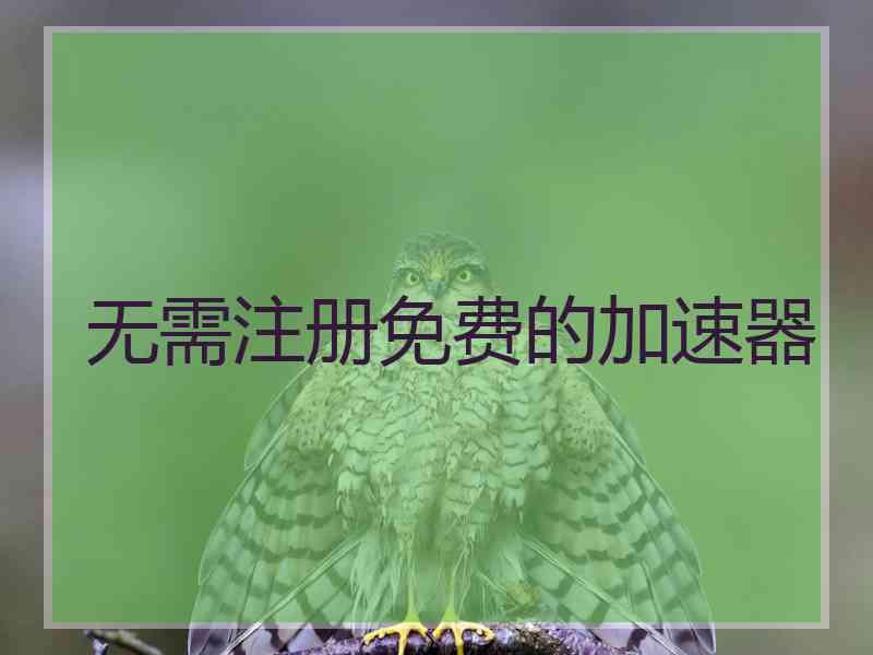无需注册免费的加速器