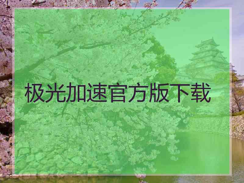 极光加速官方版下载