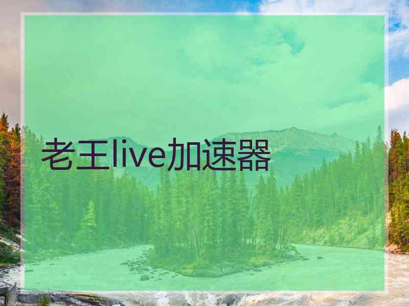 老王live加速器