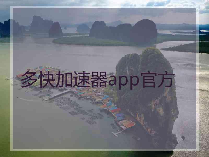 多快加速器app官方