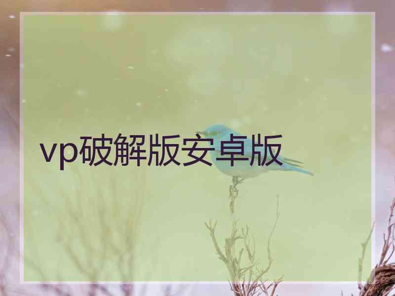 vp破解版安卓版