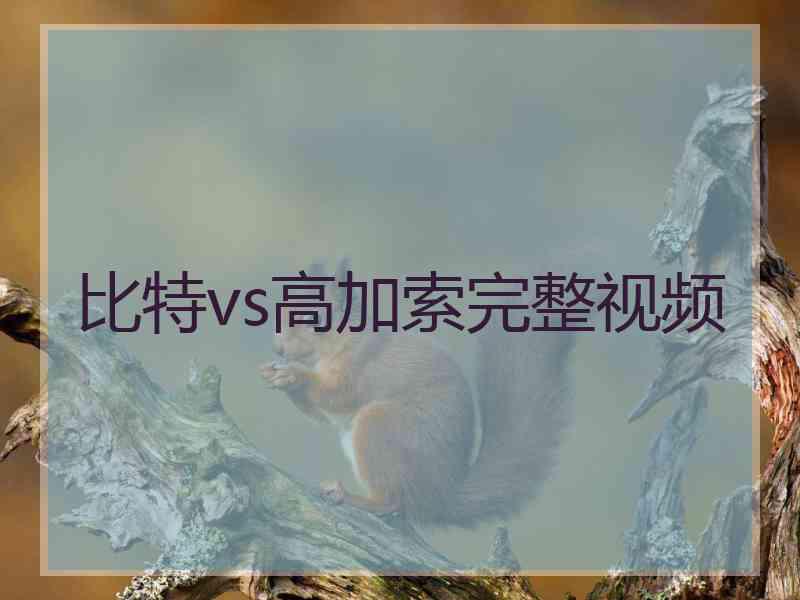 比特vs高加索完整视频