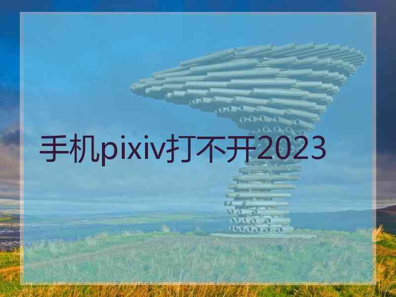 手机pixiv打不开2023