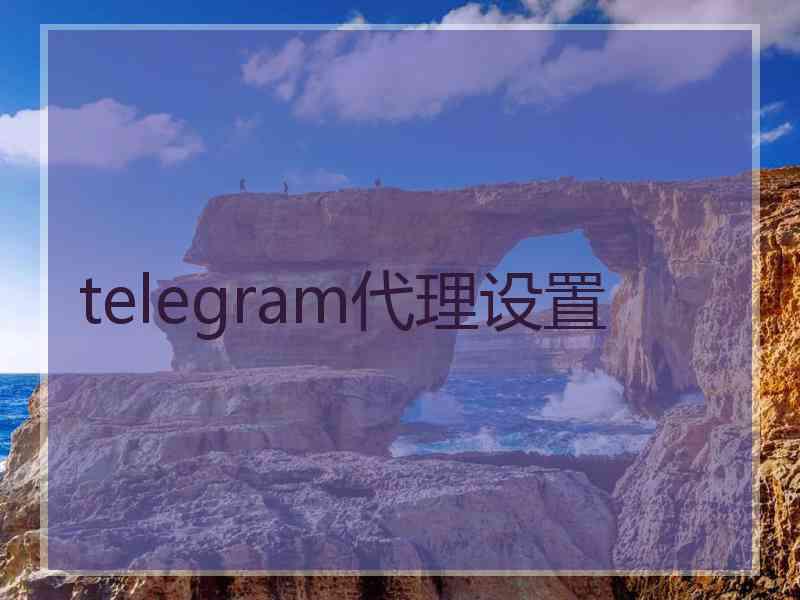 telegram代理设置