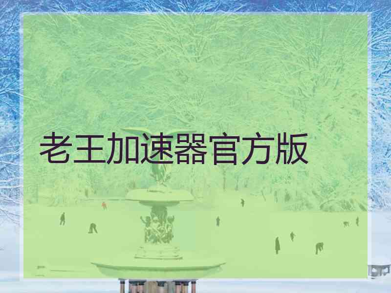 老王加速器官方版