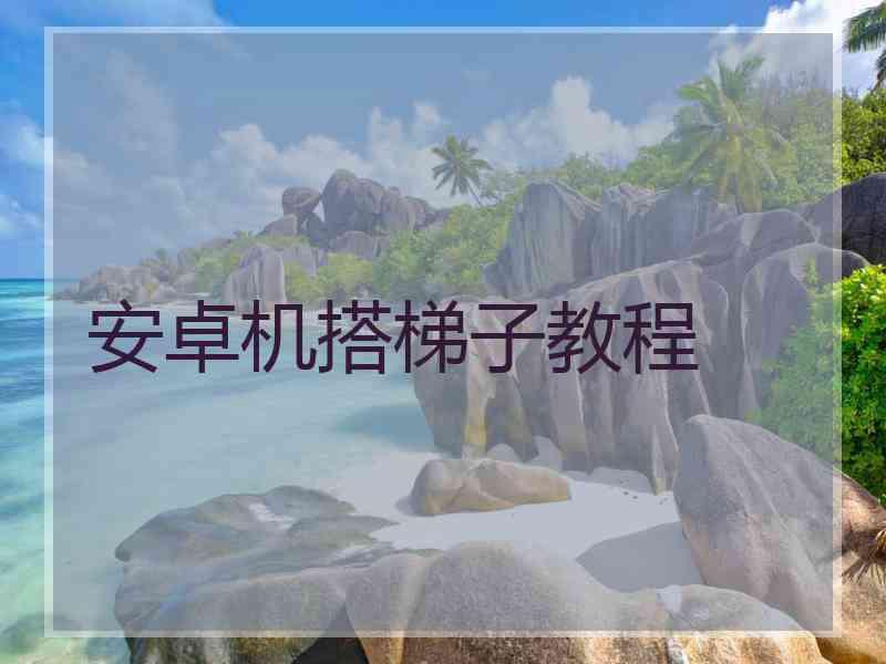 安卓机搭梯子教程