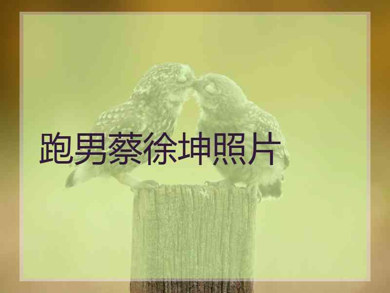 跑男蔡徐坤照片