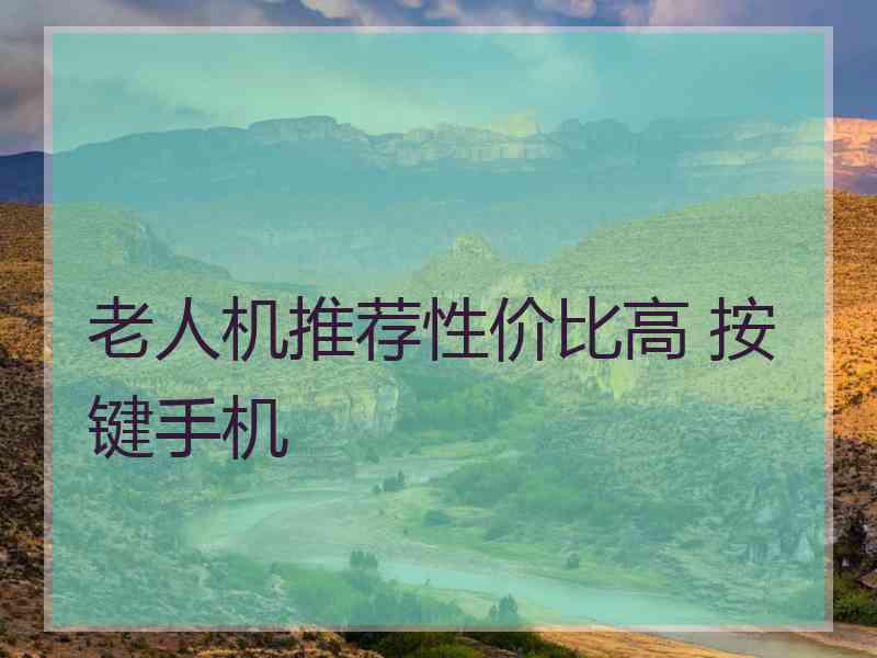 老人机推荐性价比高 按键手机