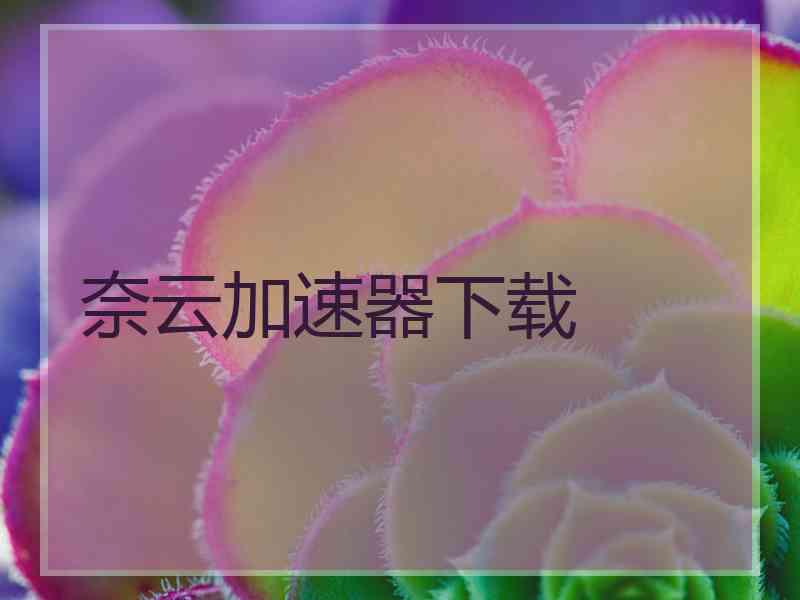 奈云加速器下载