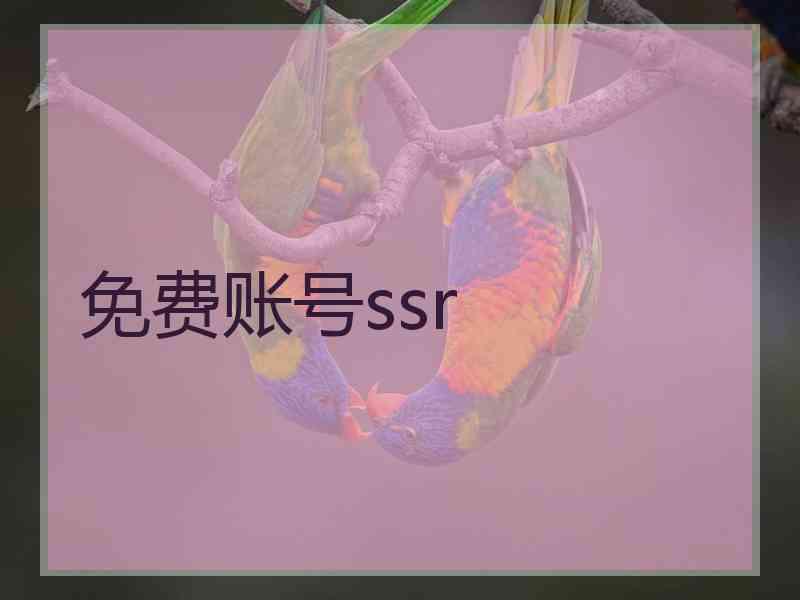 免费账号ssr