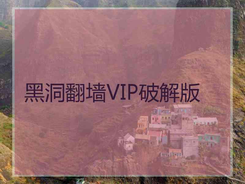 黑洞翻墙VIP破解版