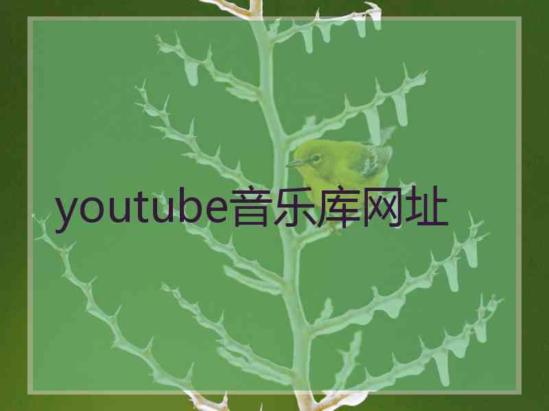 youtube音乐库网址