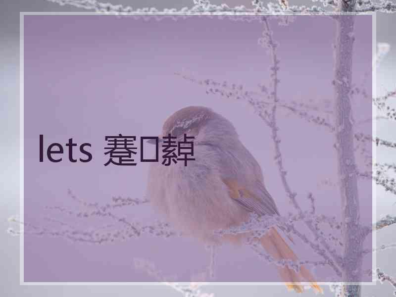 lets 蹇繛