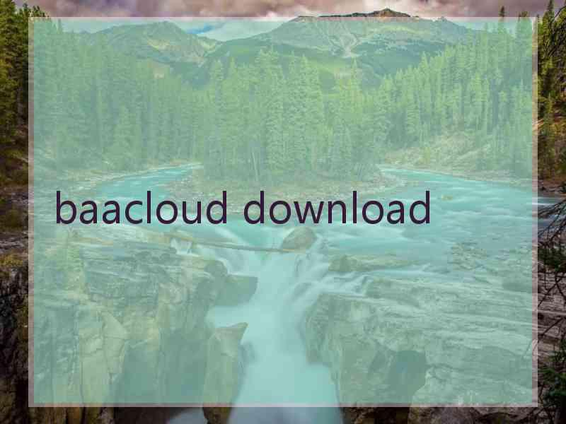 baacloud download