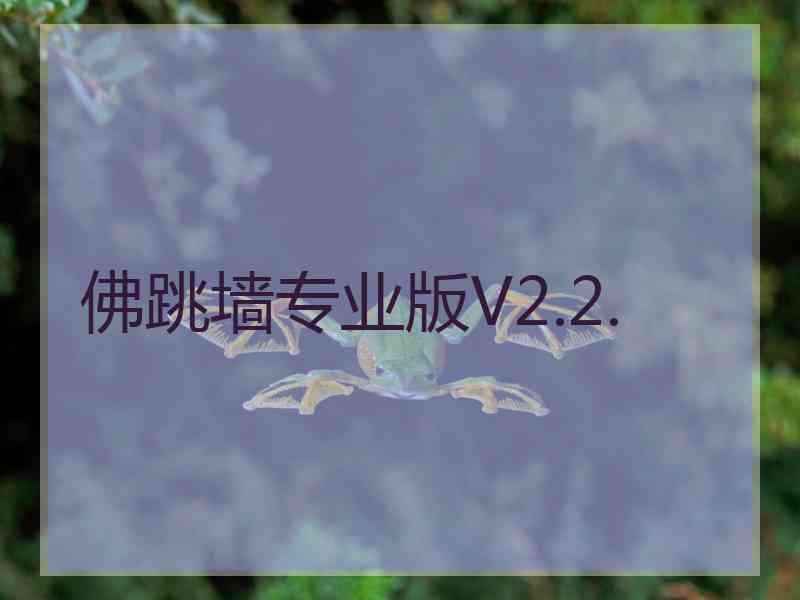 佛跳墙专业版V2.2.